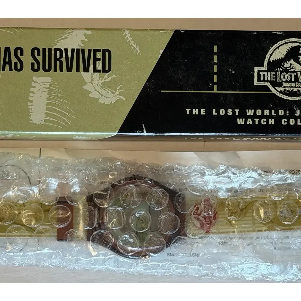 1997 Burger King Watch Vintage Jurassic Park Something Has Survived NIB untested